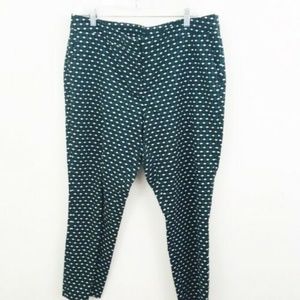 Halogen Printed Ankle Crop Pants